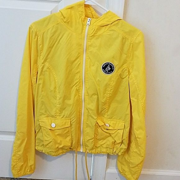 Abercrombie Fitch Jackets Coats Yellow Abercrombie And Fitch Jacket Size Large Poshmark